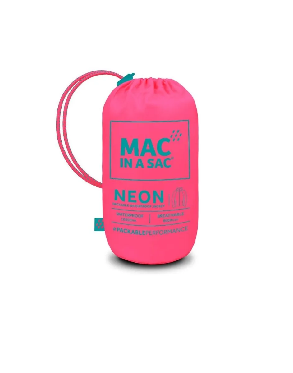 Mac in a Sac Origin II Neon Packable Waterproof Jacket - ONLINE ONLY