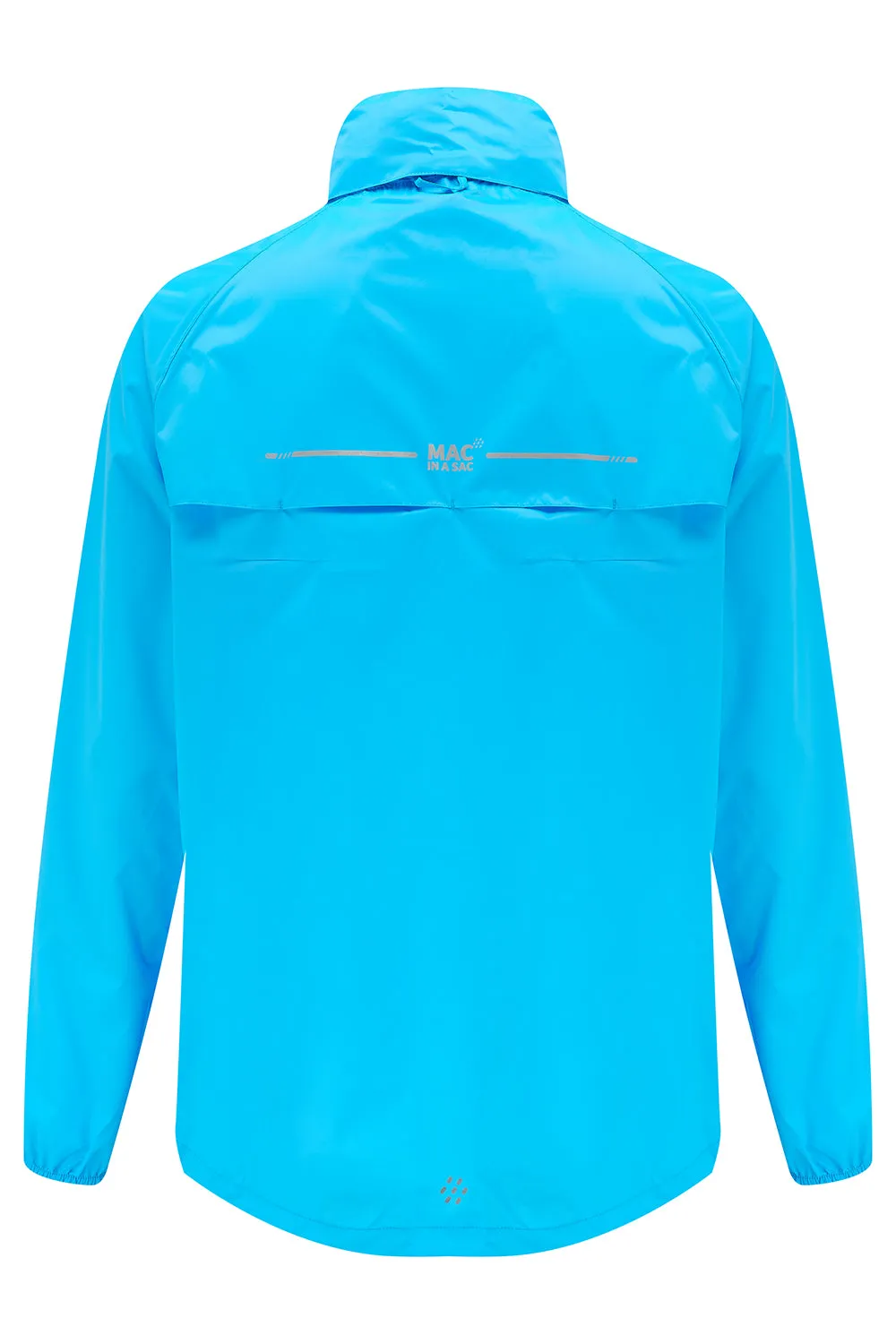 MAC IN A SAC ORIGIN II PACKABLE WATERPROOF JACKET - NEON BLUE