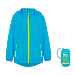 Mac in a Sac Origin Mini Packable Waterproof Jacket - Neon Blue