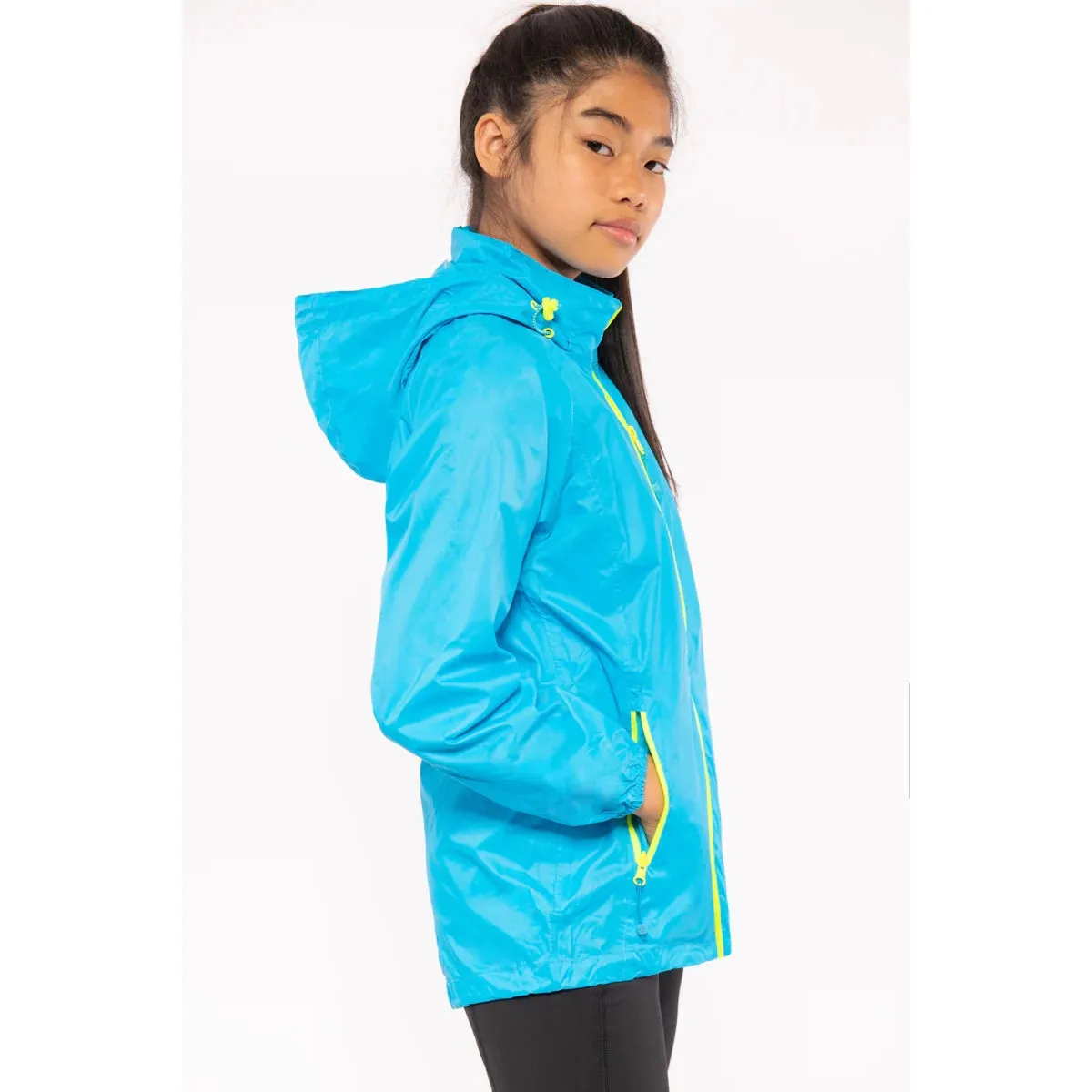 Mac in a Sac Origin Mini Packable Waterproof Jacket - Neon Blue