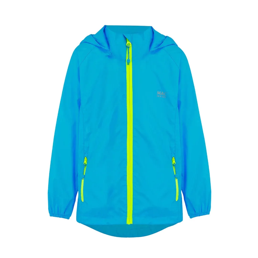 Mac in a Sac Origin Mini Packable Waterproof Jacket - Neon Blue