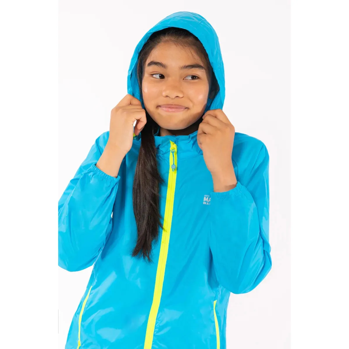 Mac in a Sac Origin Mini Packable Waterproof Jacket - Neon Blue