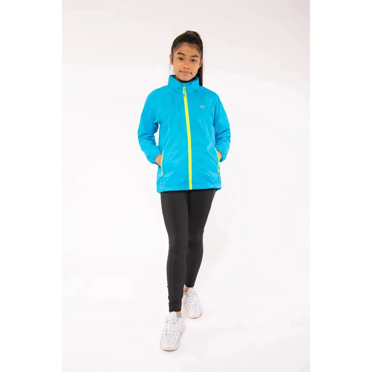 Mac in a Sac Origin Mini Packable Waterproof Jacket - Neon Blue