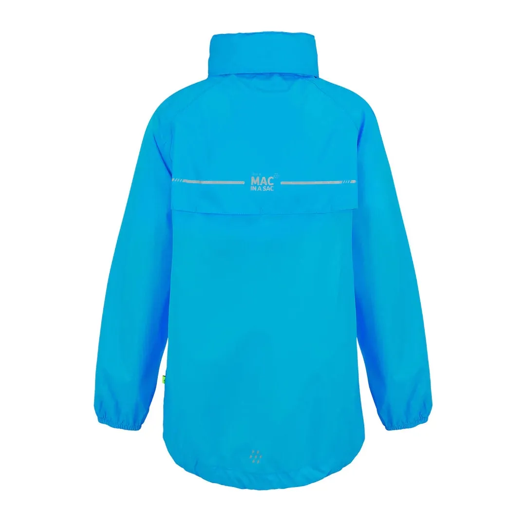 Mac in a Sac Origin Mini Packable Waterproof Jacket - Neon Blue