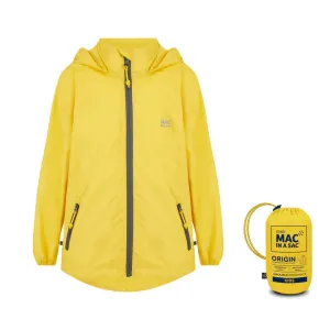 Mac in a Sac Origin Mini Packable Waterproof Jacket - Yellow