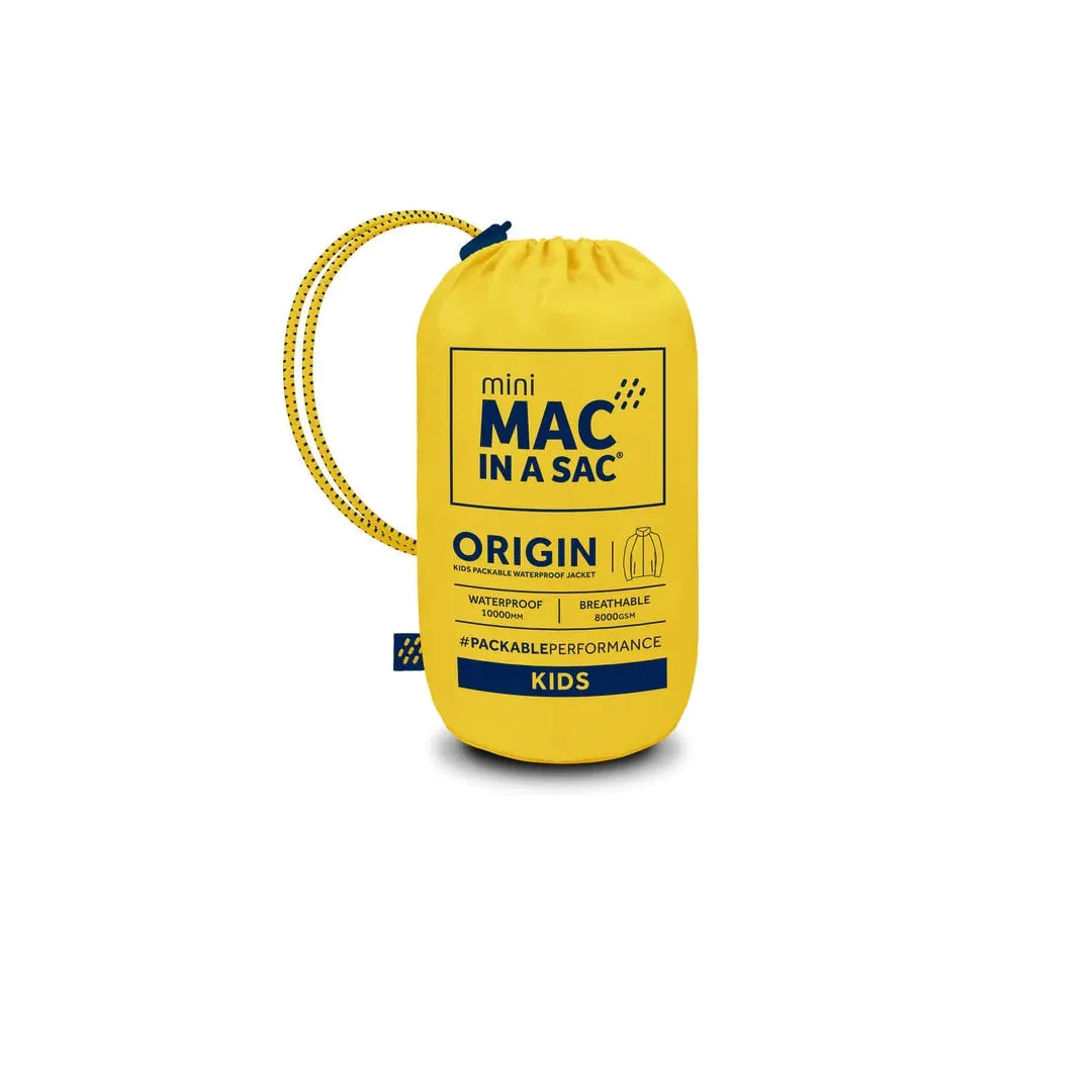 Mac in a Sac Origin Mini Packable Waterproof Jacket - Yellow