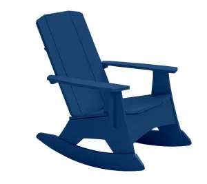 Mainstay Adirondack Lounger Rocker In Navy