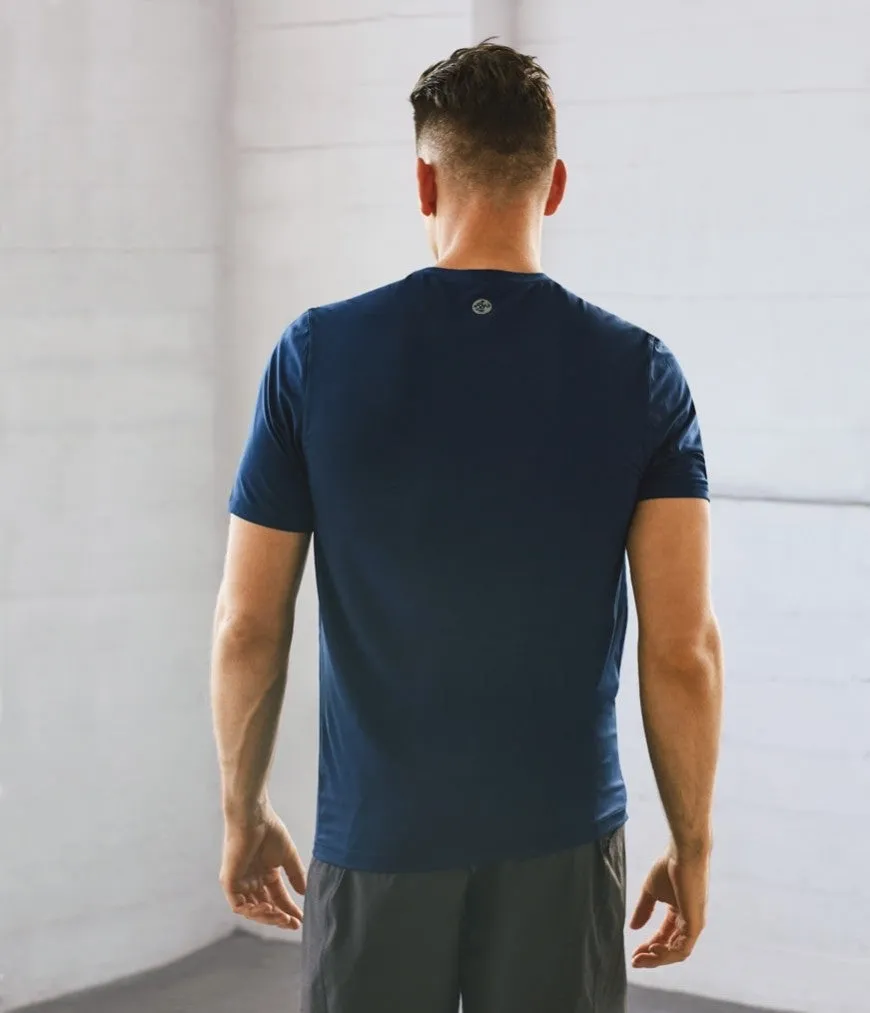 Manduka Apparel - Men's Cross Train Tee - Midnight