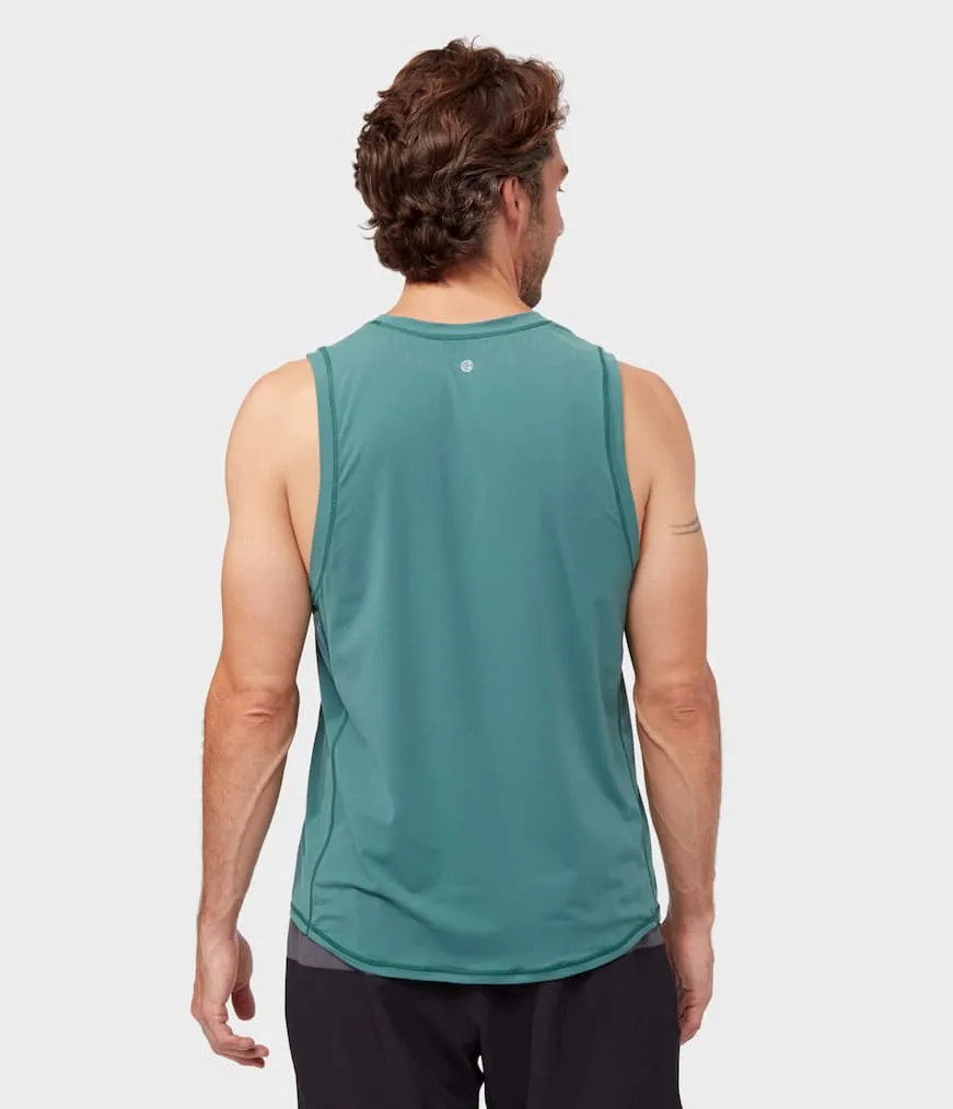 Manduka Apparel - Men's Tech Tank - Deep Surf