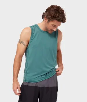 Manduka Apparel - Men's Tech Tank - Deep Surf