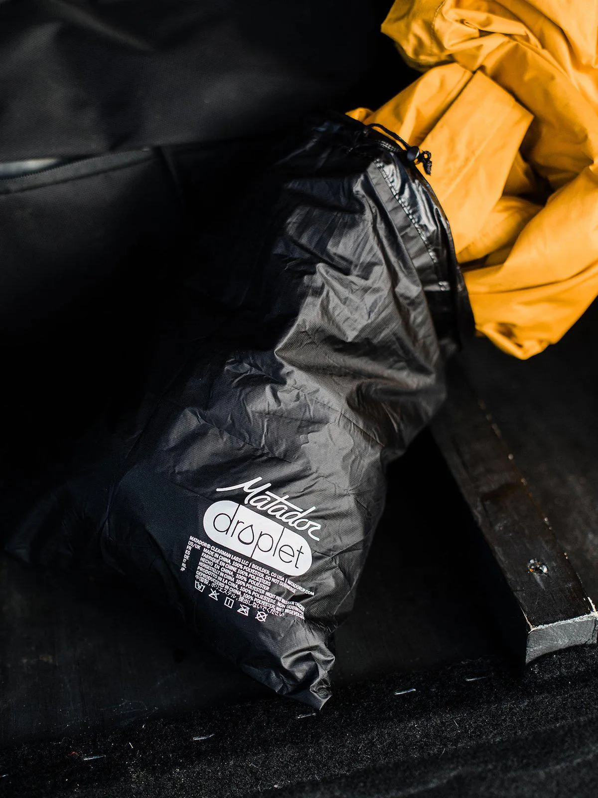 Matador Droplet Mini Dry / Wet Bag Black 3L