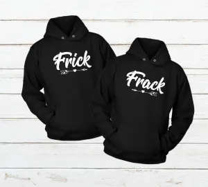 Matching Couples Hoodies Frick and Frack