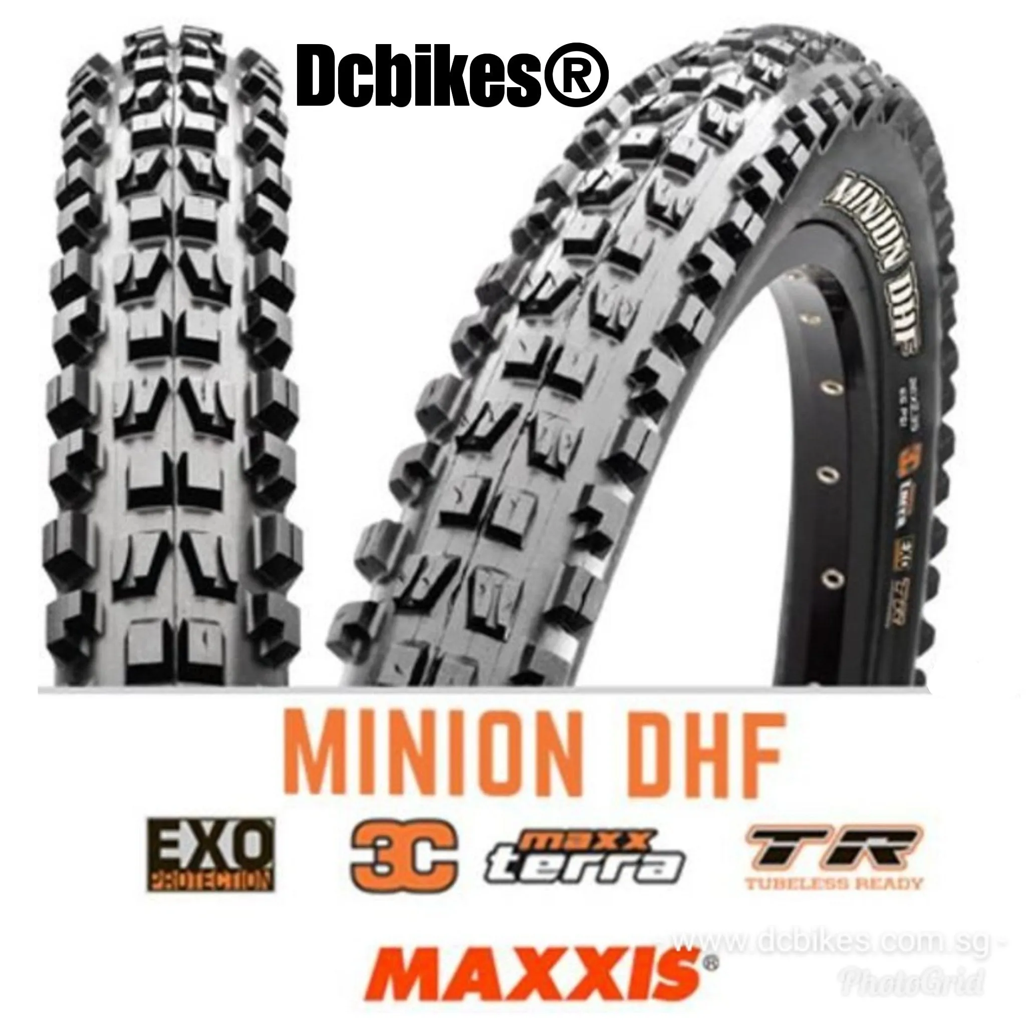 Maxxis 29 X 2.3 Minion DHR II & DHF Combo Tubeless TR Exo Folding Tyre