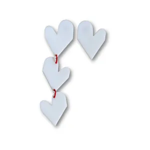 MENEO- 3 Hearts Earrings (More colors available)