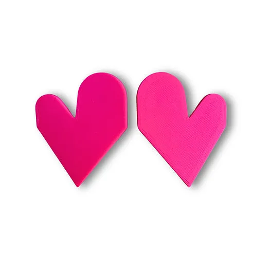 MENEO- Big Heart Studs Set (More colors available)