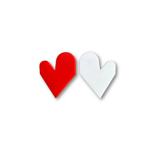 MENEO- Small Heart Studs Set (More colors available)