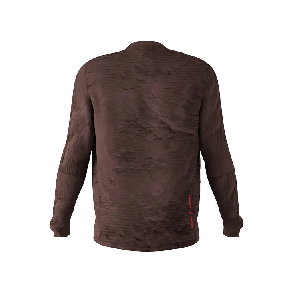 Men's AE Long Sleeve Trail Tee (Coffee)