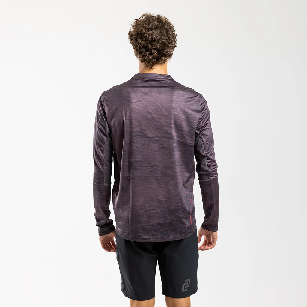 Men's AE Long Sleeve Trail Tee (Coffee)