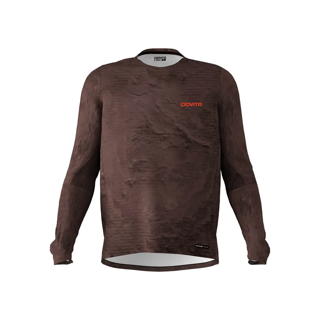 Men's AE Long Sleeve Trail Tee (Coffee)