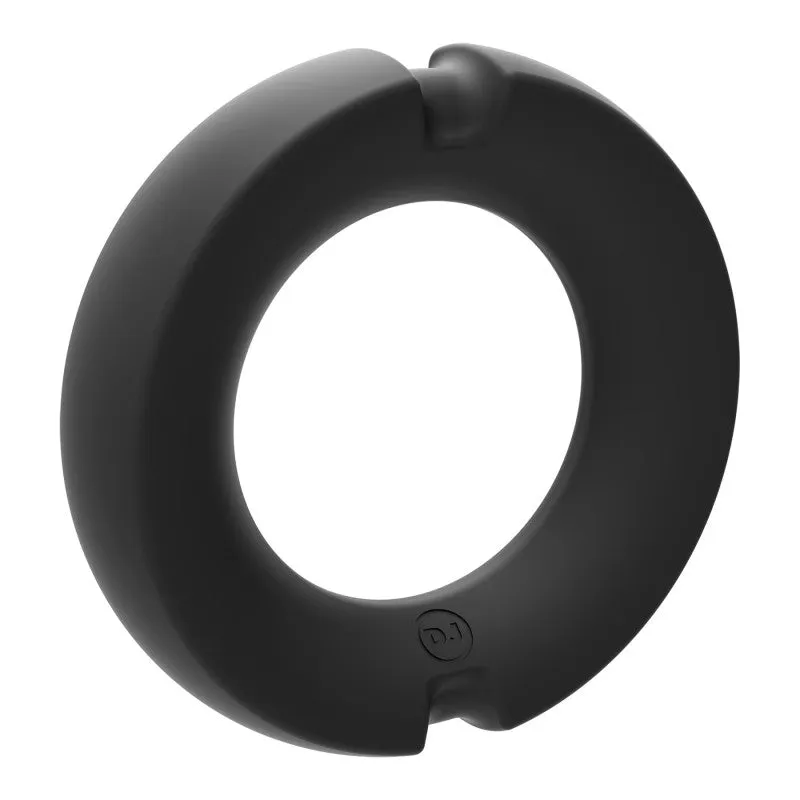 Merci - the Paradox - Silicone Covered Metal   Ring - 50mm - Black