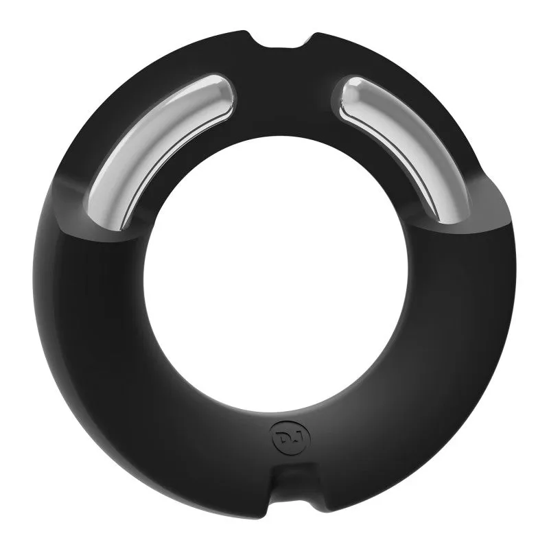 Merci - the Paradox - Silicone Covered Metal   Ring - 50mm - Black
