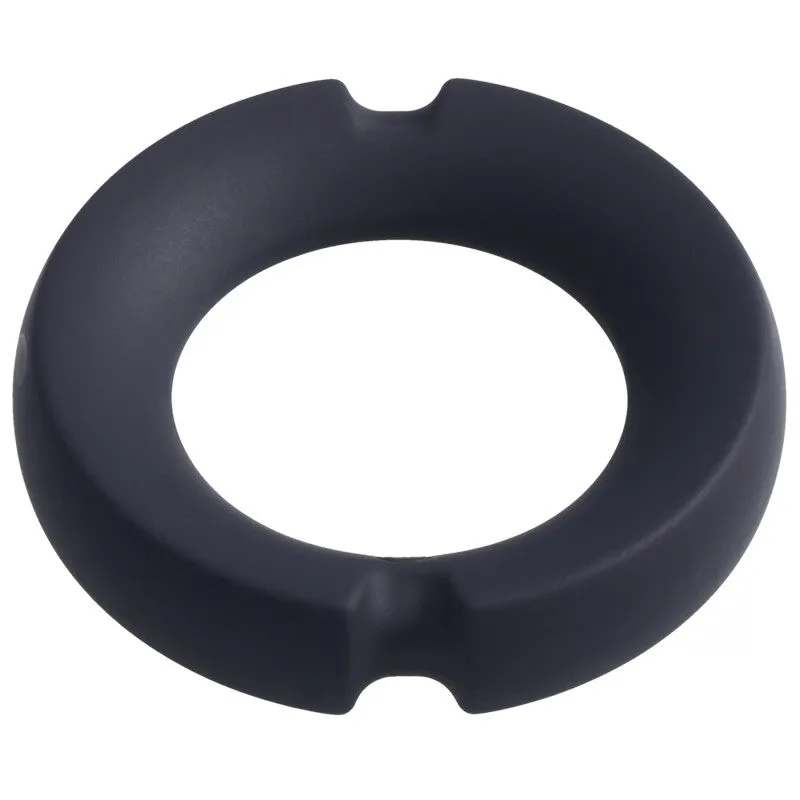 Merci - the Paradox - Silicone Covered Metal   Ring - 50mm - Black
