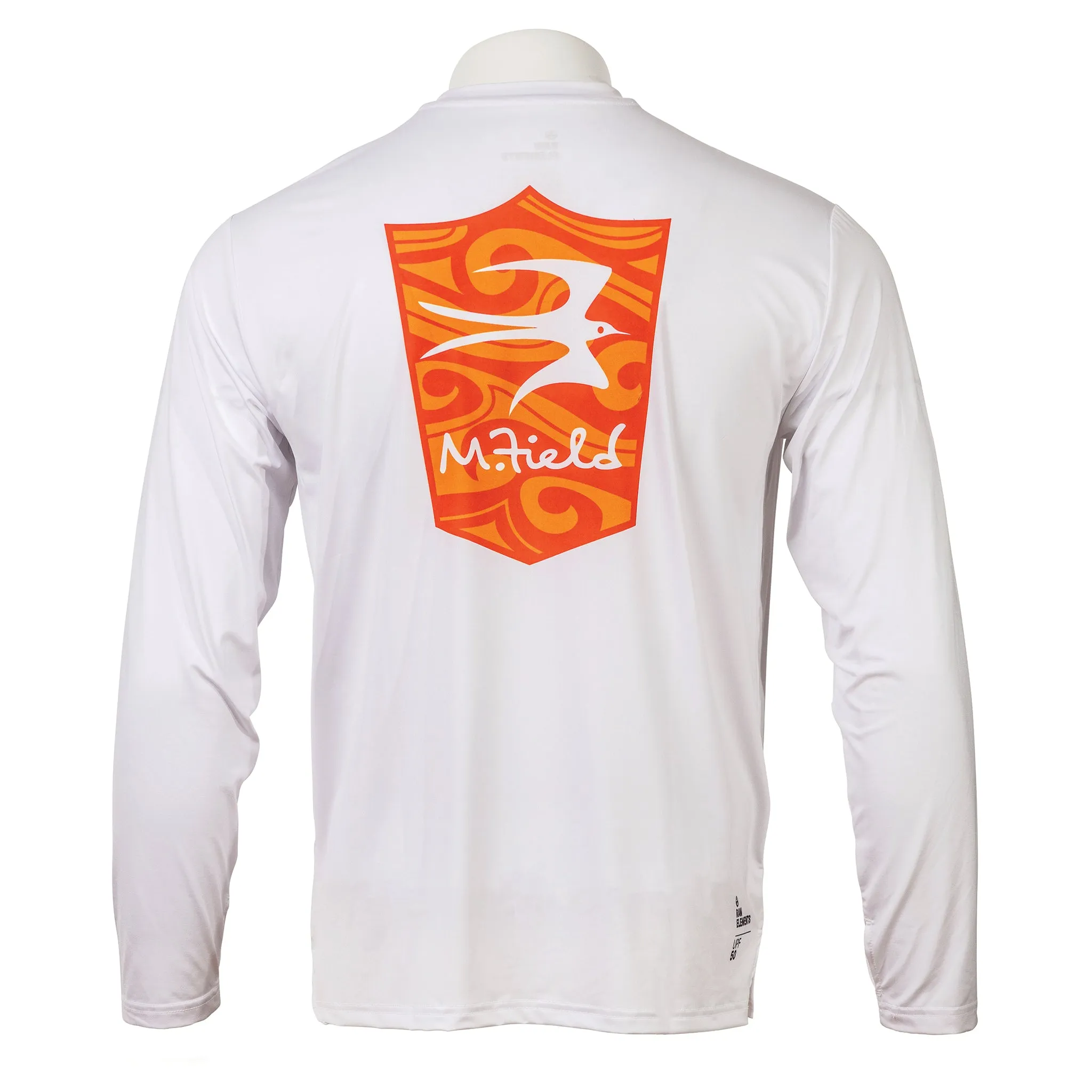 MIKE FIELD RED SHIELD LONG SLEEVE SUNSHIRT