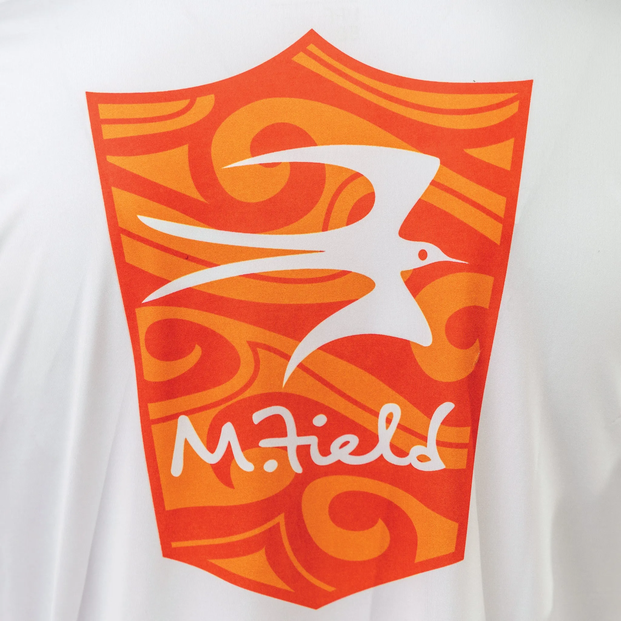 MIKE FIELD RED SHIELD LONG SLEEVE SUNSHIRT