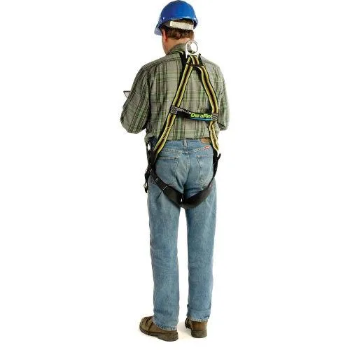 Miller DuraFlex Stretchable Harness with Sub-Strap Tounge Buckles and Back D-Ring, Universal Size
