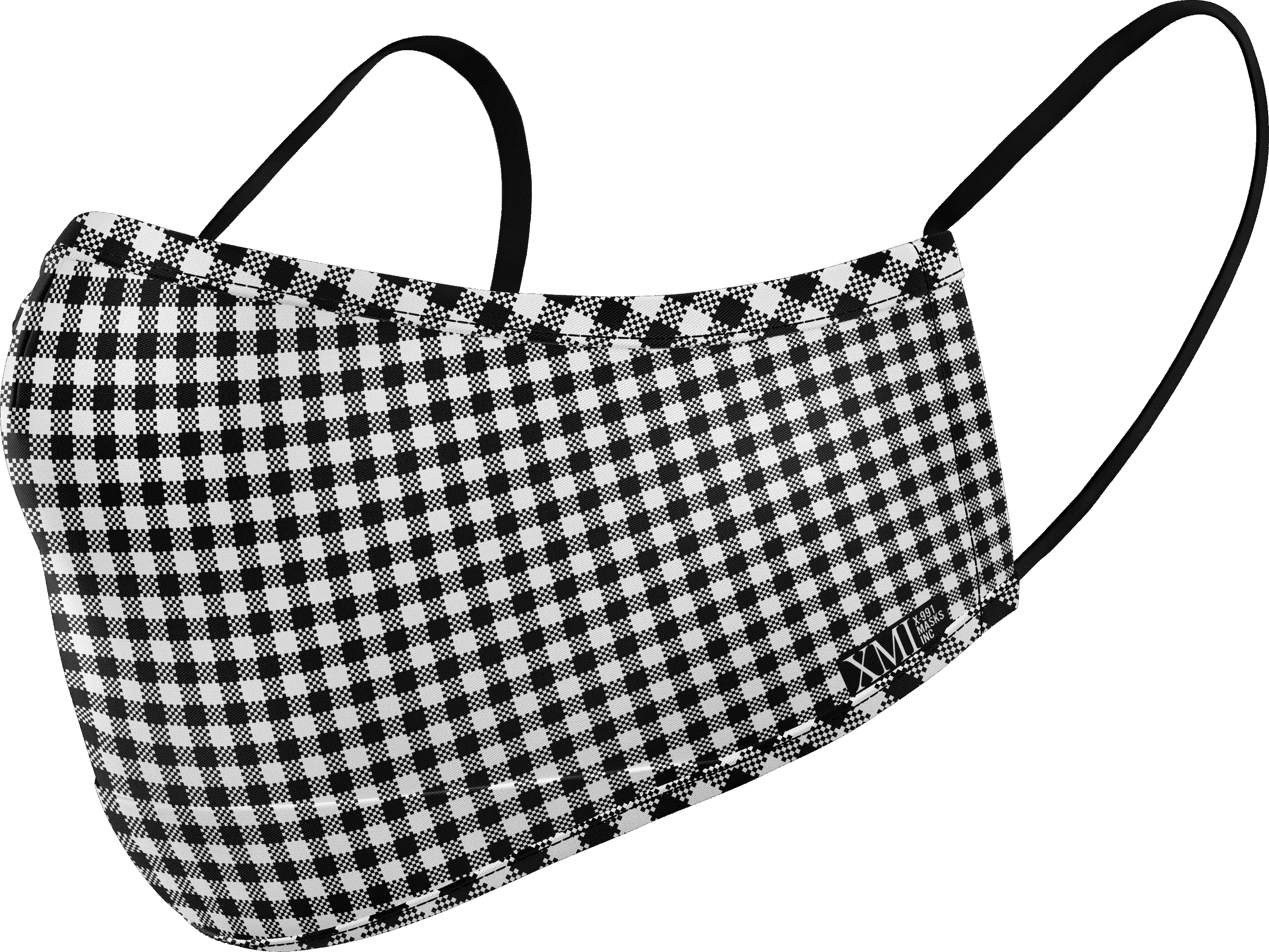 Mini plaid printed mask