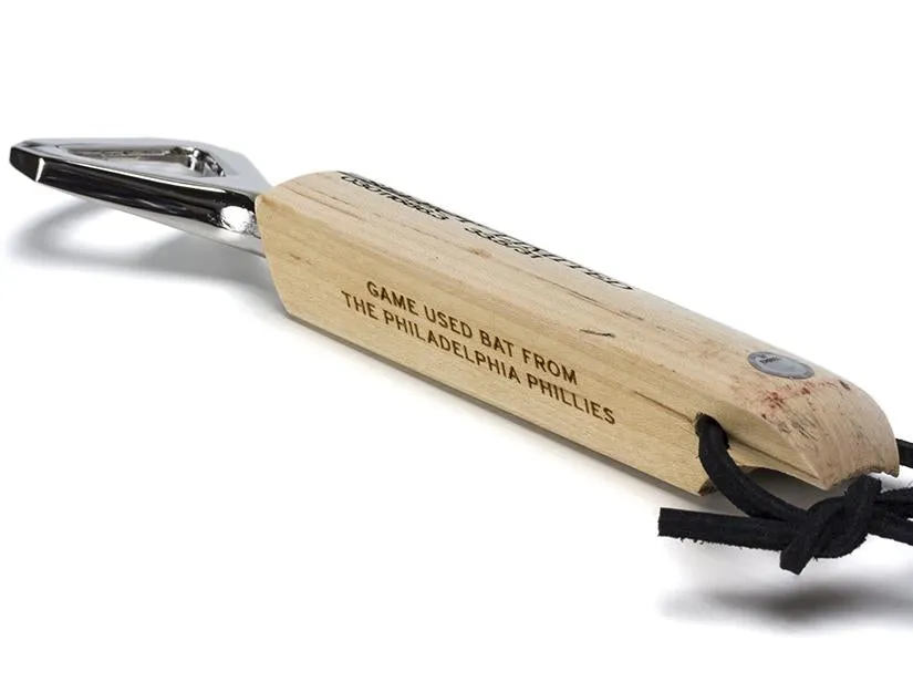 MLB Game Used Bat Bottle Opener
