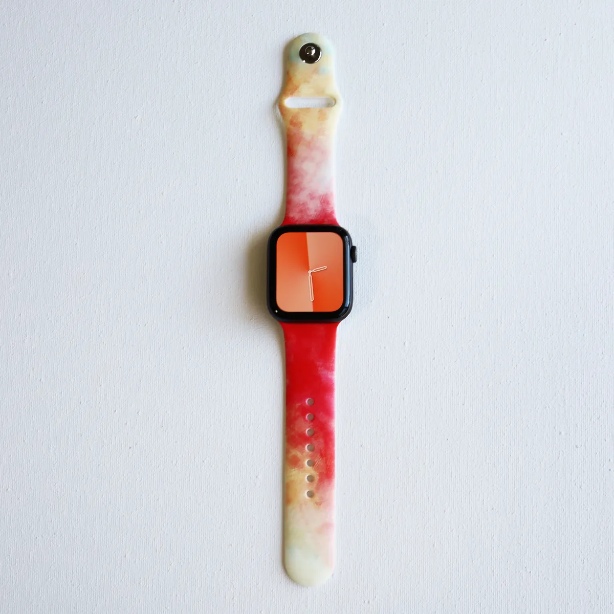 Modern Artsy Color Apple Watch Silicone Band