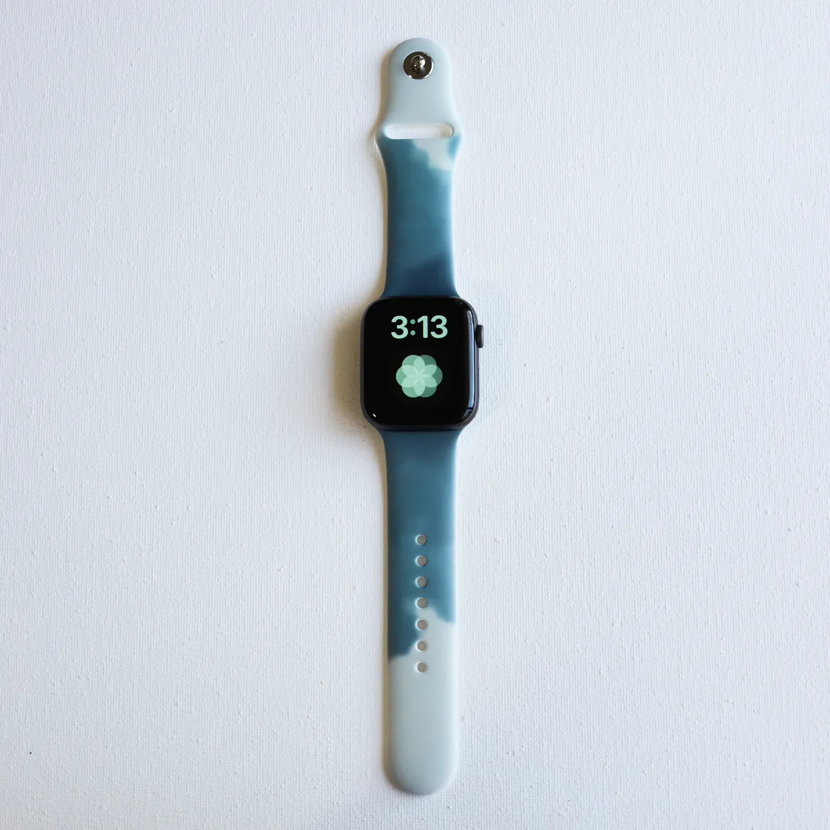 Modern Artsy Color Apple Watch Silicone Band