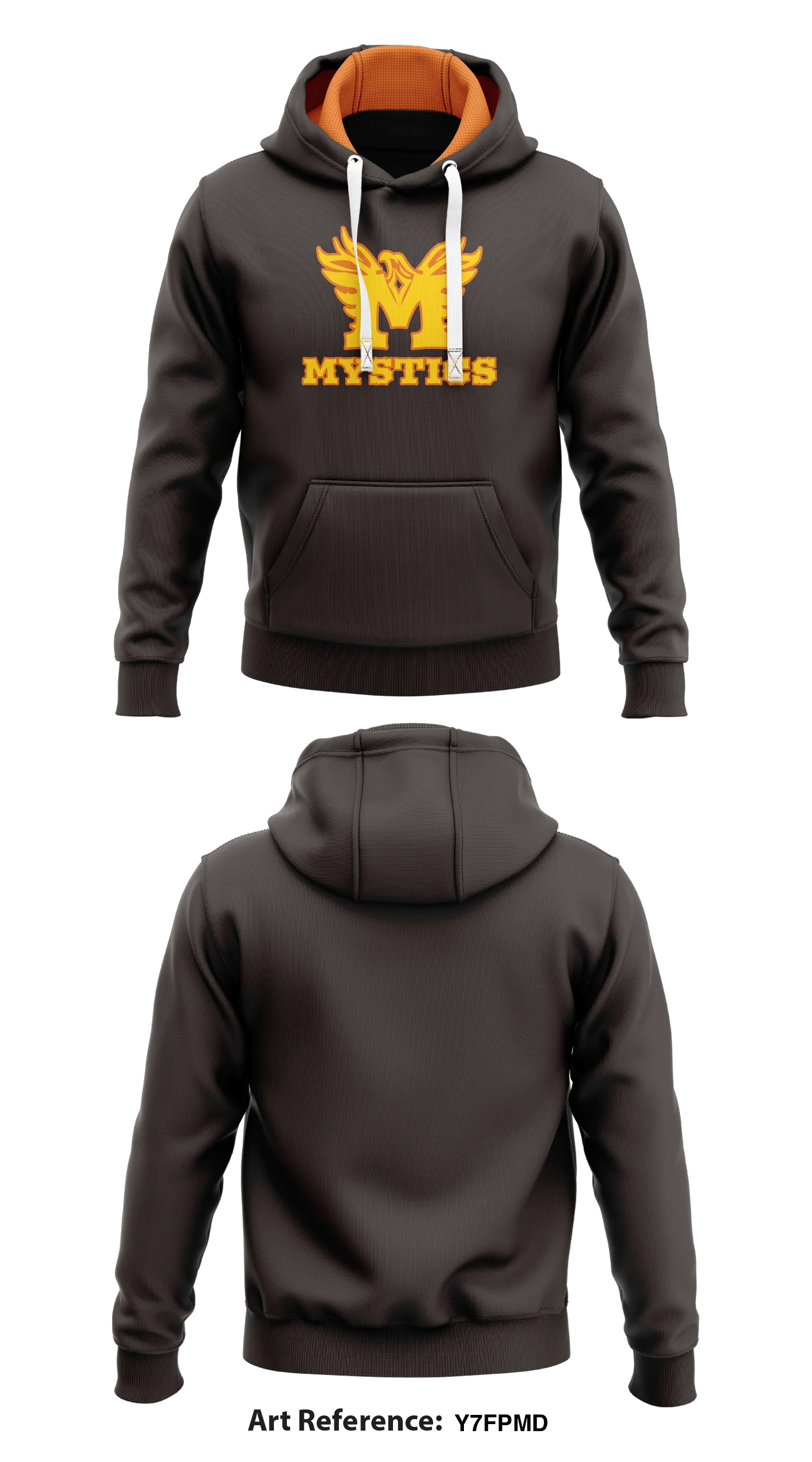 Monmouth Mystics Youth Amateur Sports Association Inc Store 1  Core Men's Hooded Performance Sweatshirt - Y7fpMD