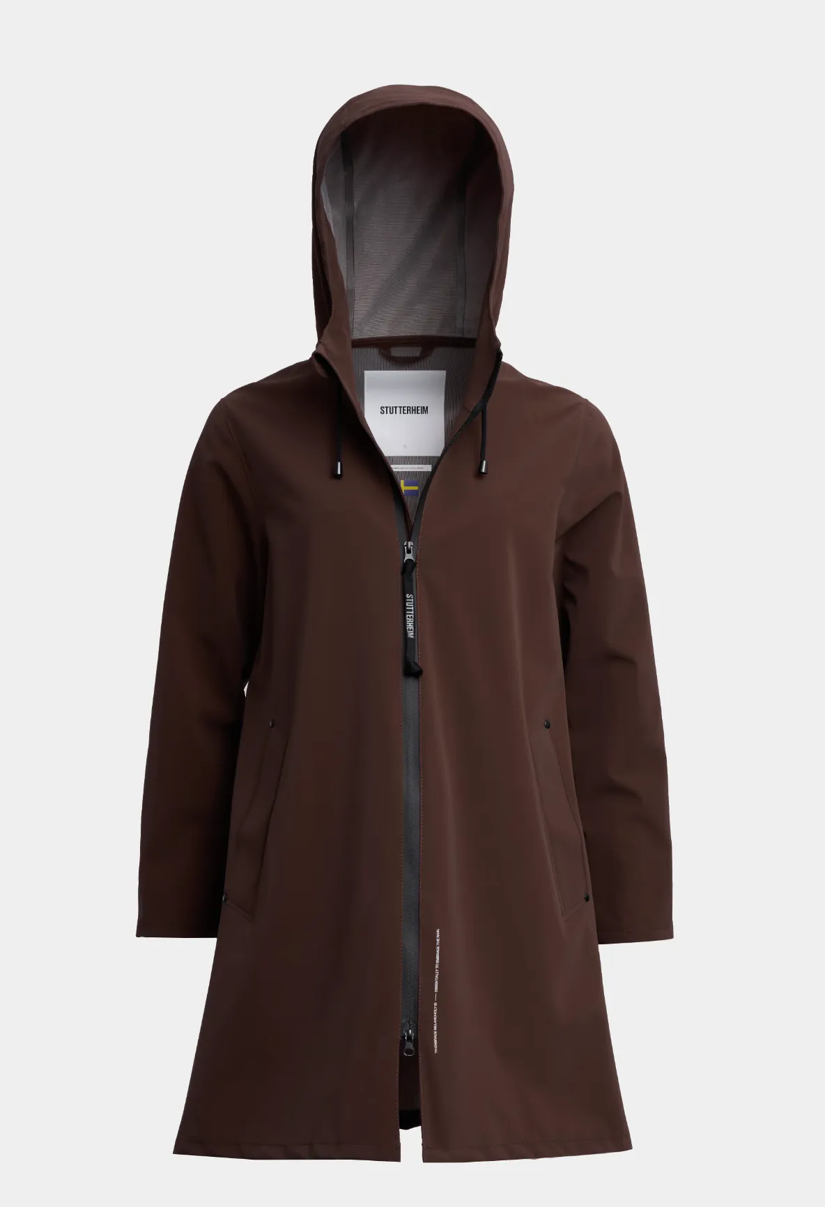 Mosebacke Lightweight Matte Zip Raincoat