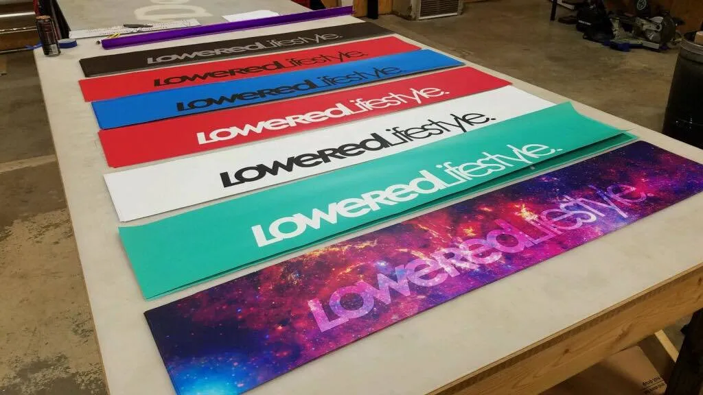 Motorsport Banner - White / Black