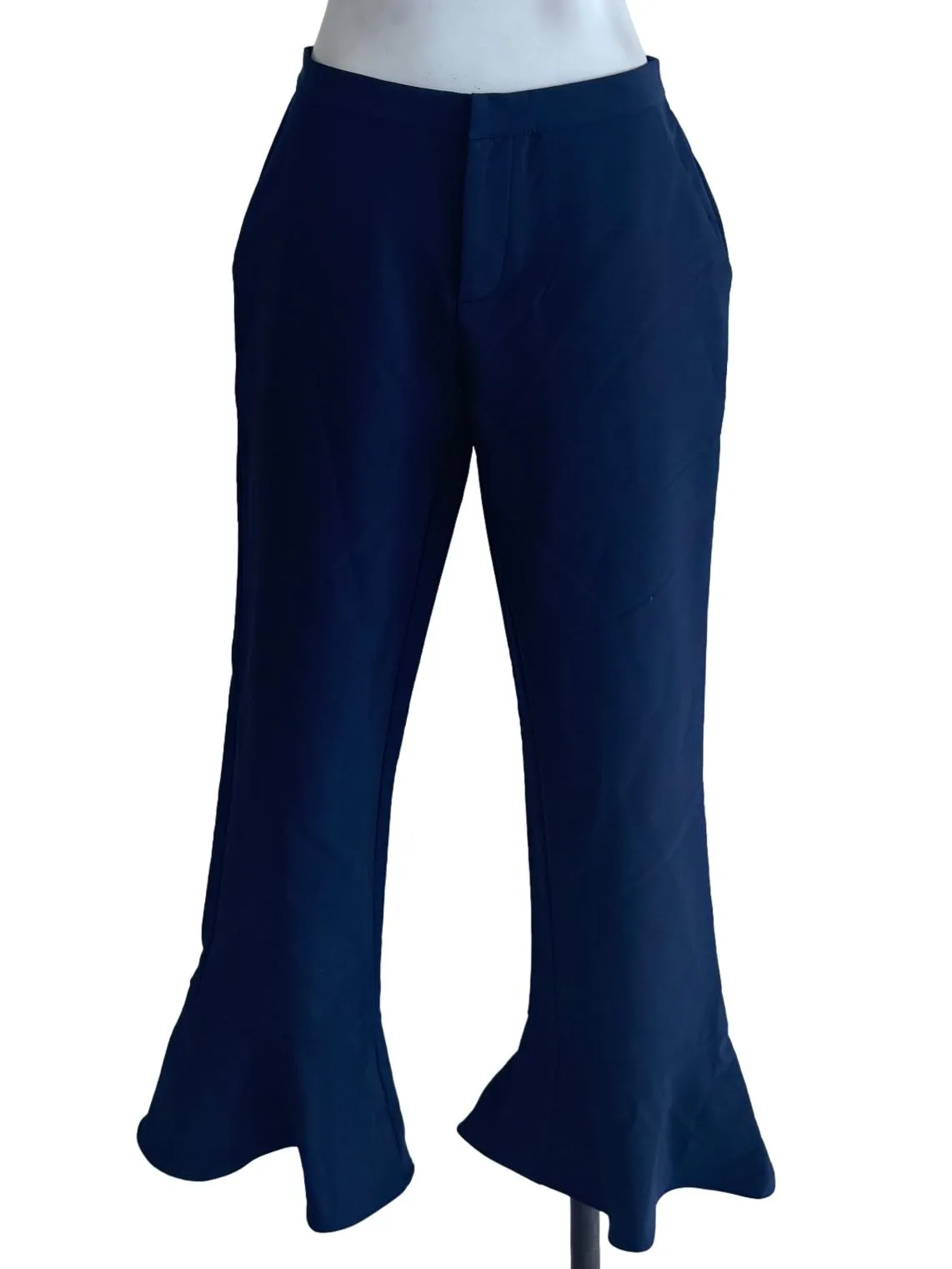 Navy Blue Plain Pants