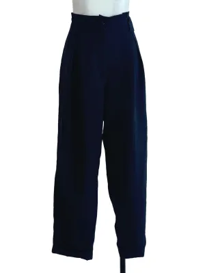 Navy Straight Pants