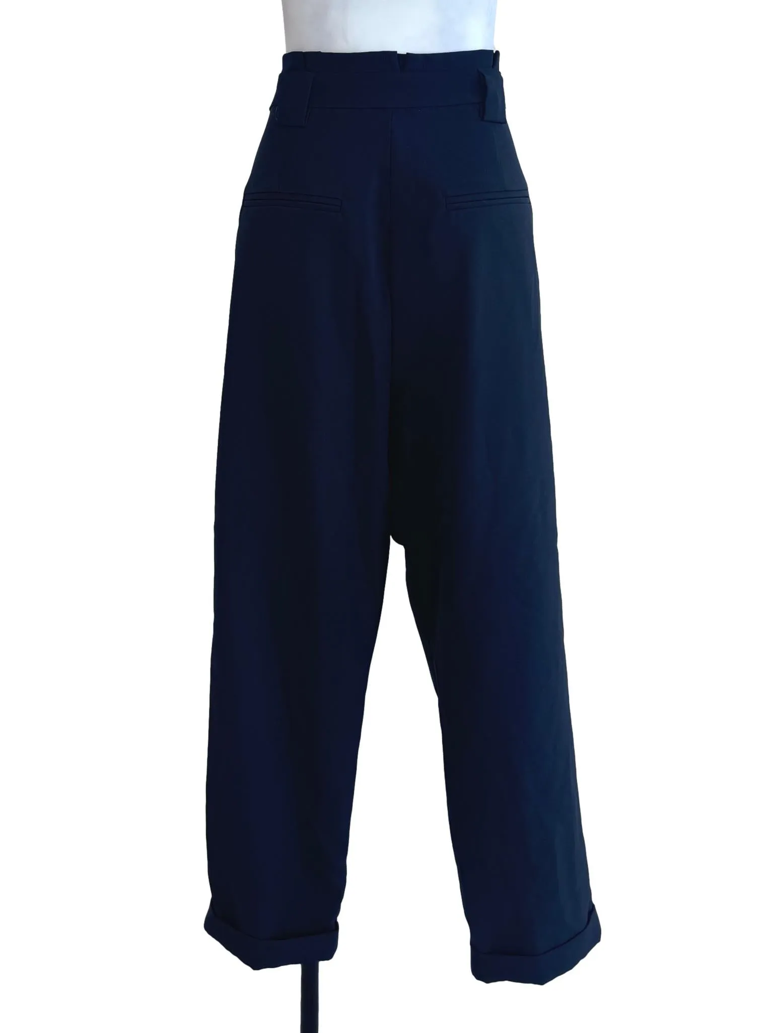 Navy Straight Pants