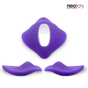 NeoJoy Leaf Vibrator Silicon 9 Vibration Function USB Rechargeable - Purple