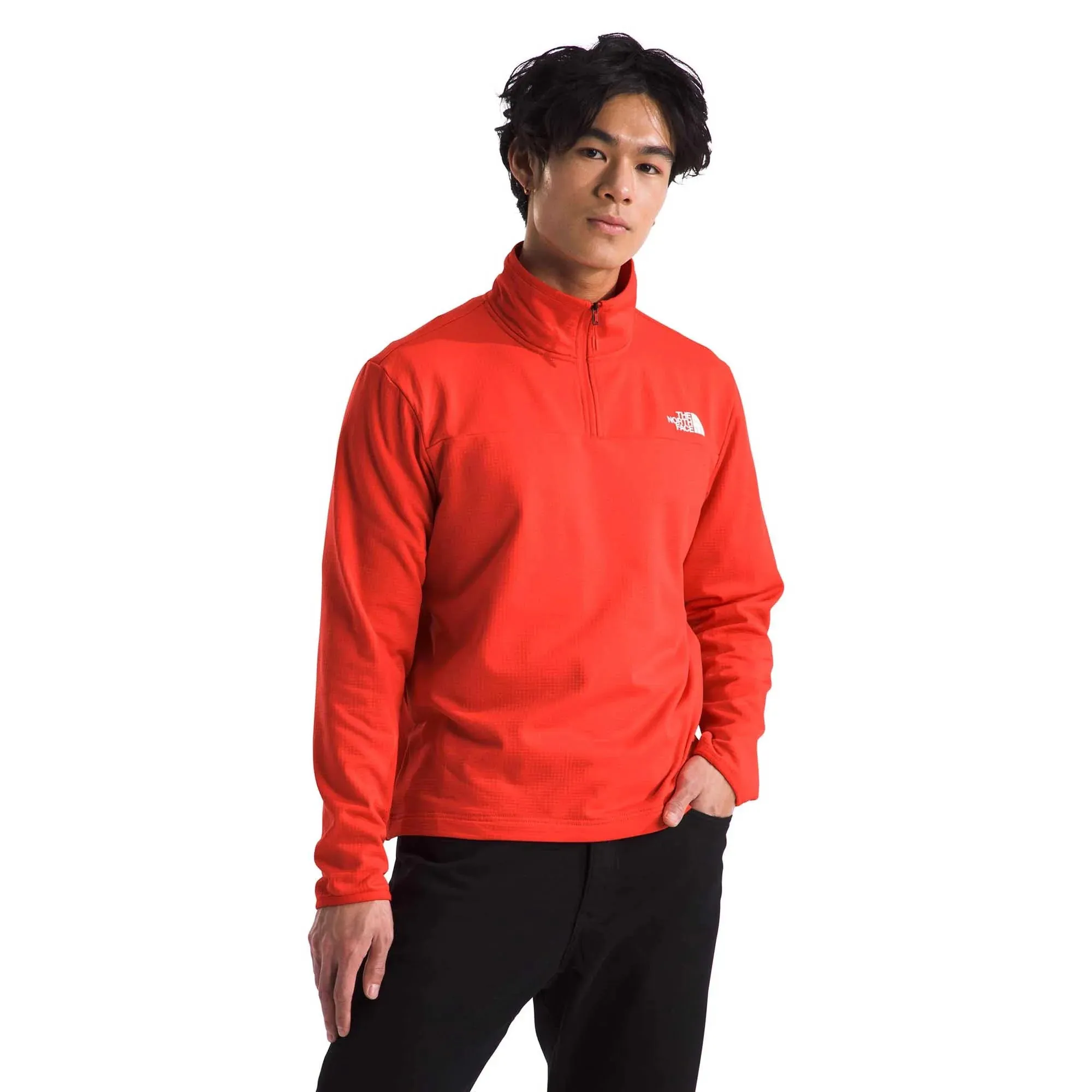 North Face Cedar Trail Grid Fleece 1/4 Zip (NF0A8AZE) Mens 2025