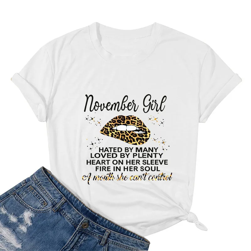 November Girl Cotton Tee