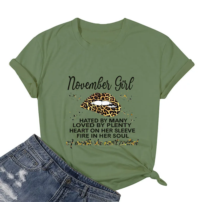 November Girl Cotton Tee