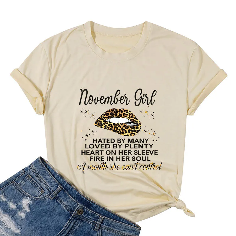 November Girl Cotton Tee