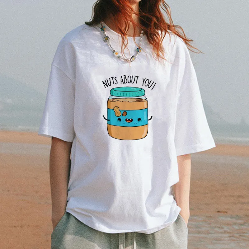 NUTS ABOUT YOU.. Cotton Tee