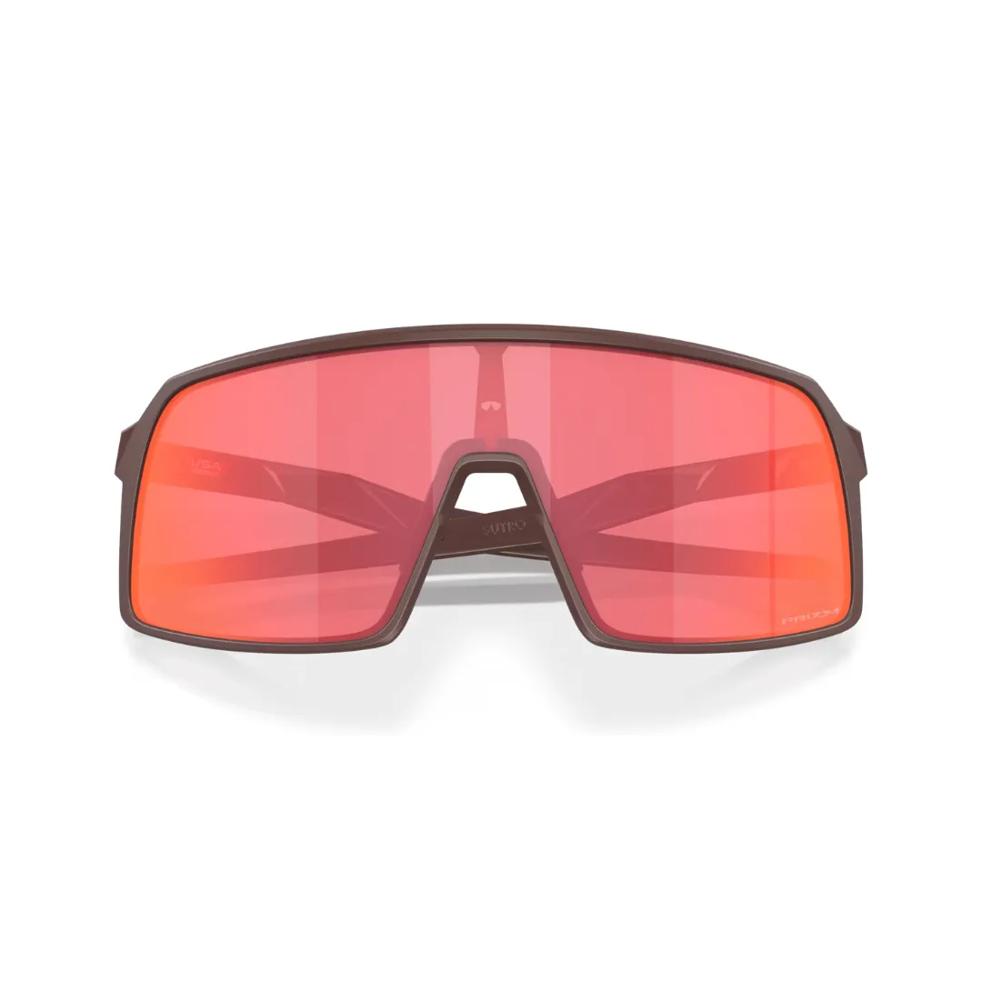 Oakley Men's Sutro Sunglasses - PRIZM Trail Torch, Matte Grenache