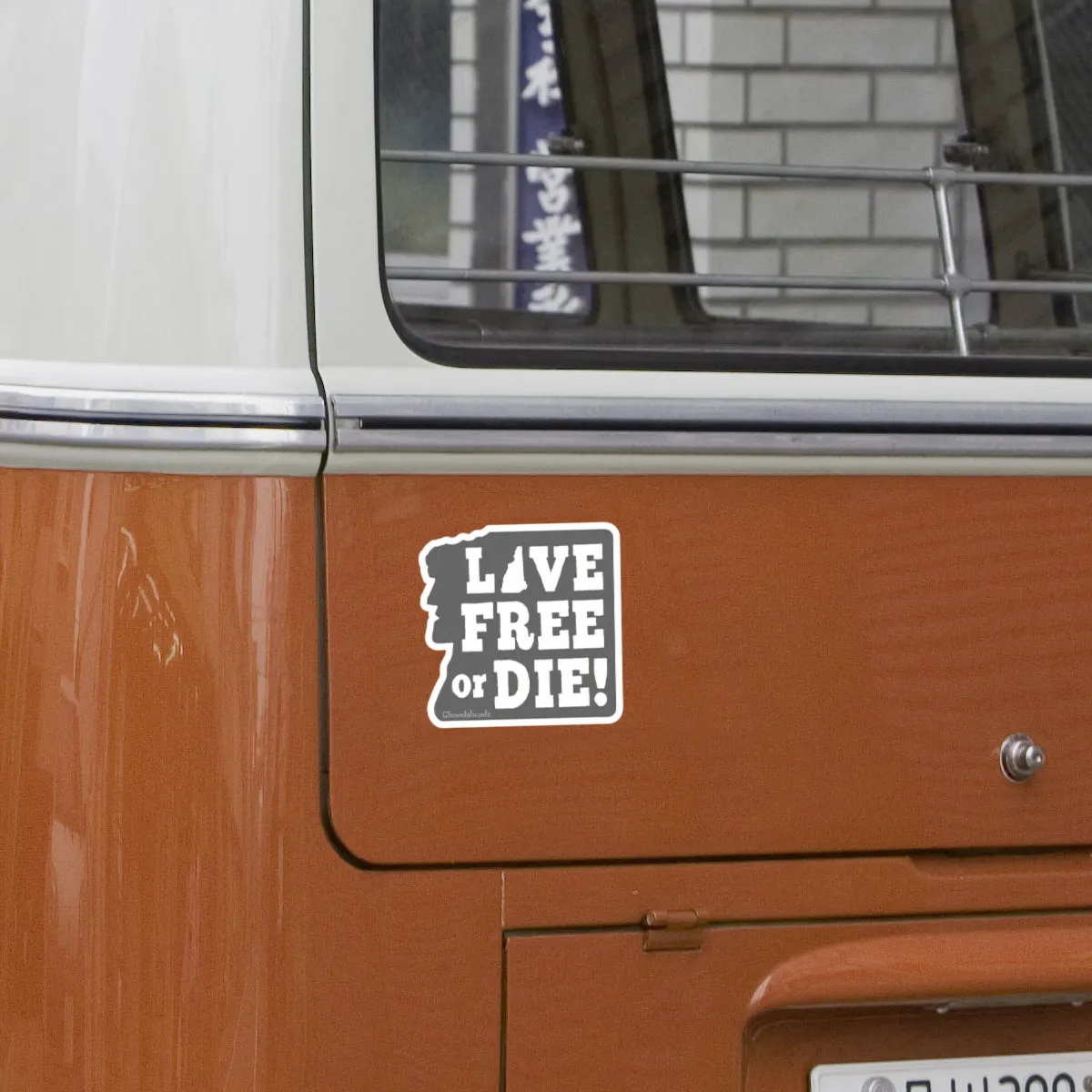 Old Man Live Free Or Die Sticker