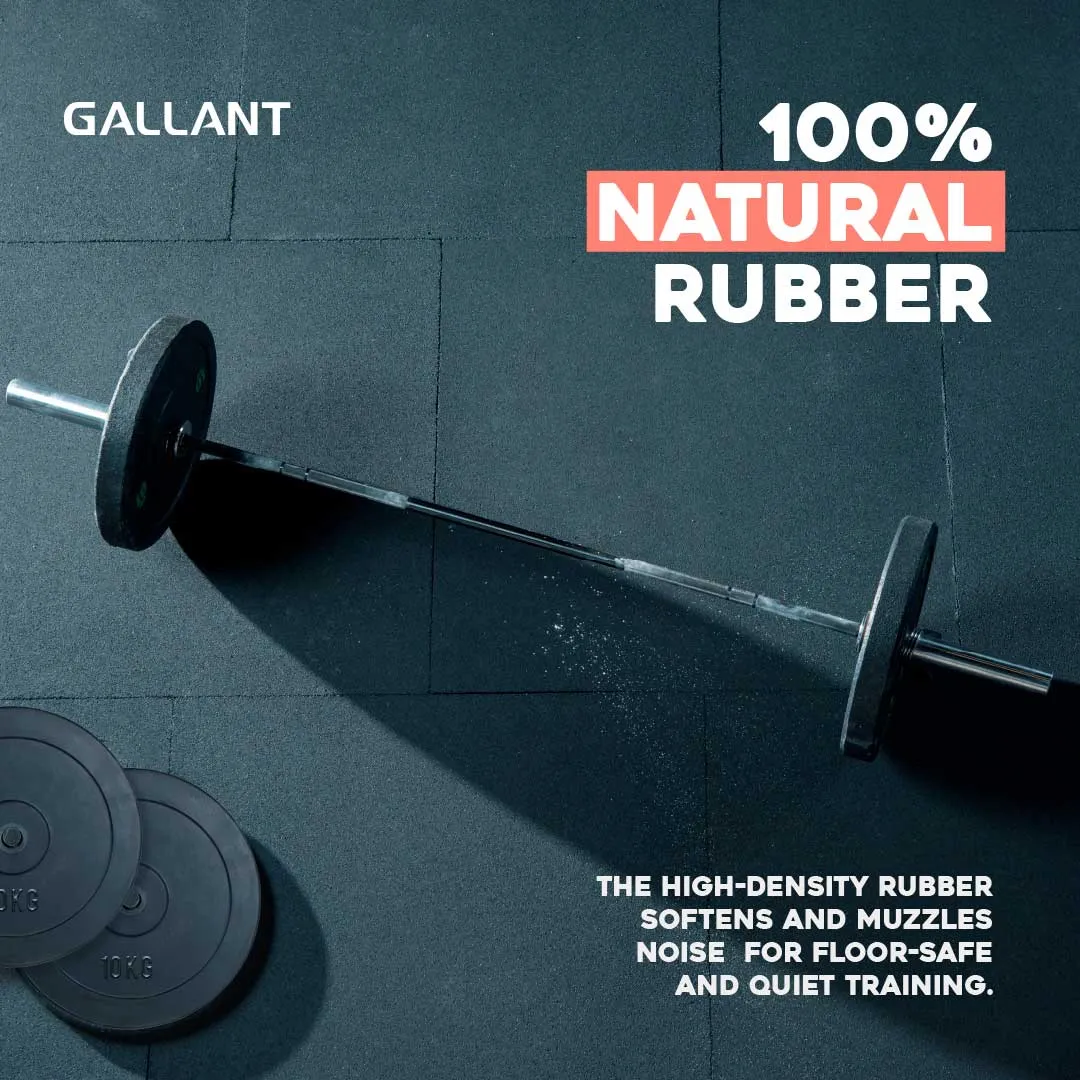 Olympic Rubber Bumper Weight Lifting Crumb Plates Set - Rubber Weight Plates