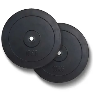 Olympic Rubber Bumper Weight Lifting Crumb Plates Set - Rubber Weight Plates