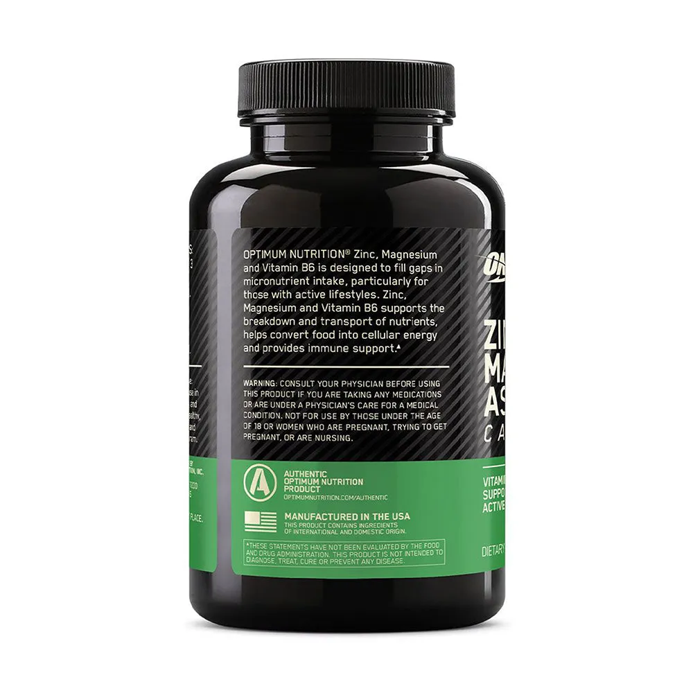 OPTIMUM NUTRITION ZINC MAGNESIUM ASPARTATE CAP 90s